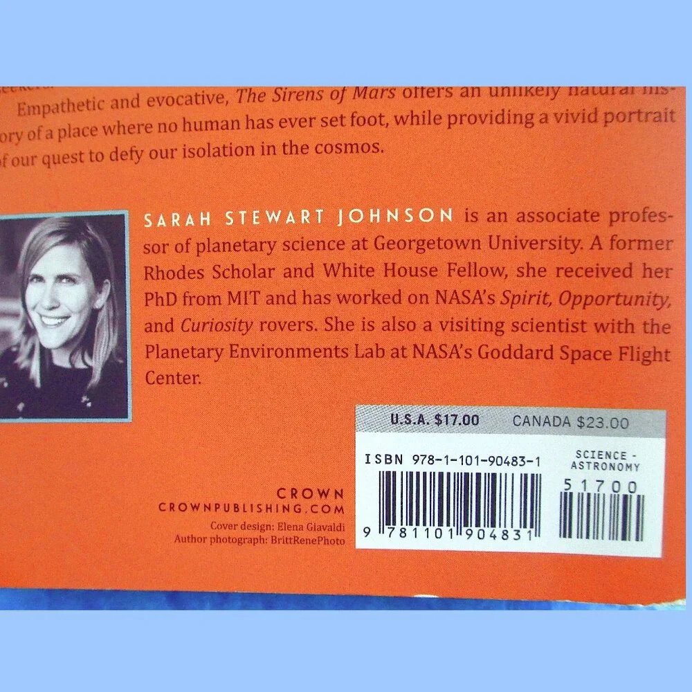 Book - The Sirens of Mars: Searching for Life on Another World, by Sarah Johnson - Picture 3 of 15